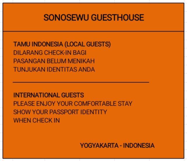Sonosewu Guesthouse Yogyakarta Dış mekan fotoğraf